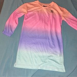 Converse multi color dress size kids large 12-13